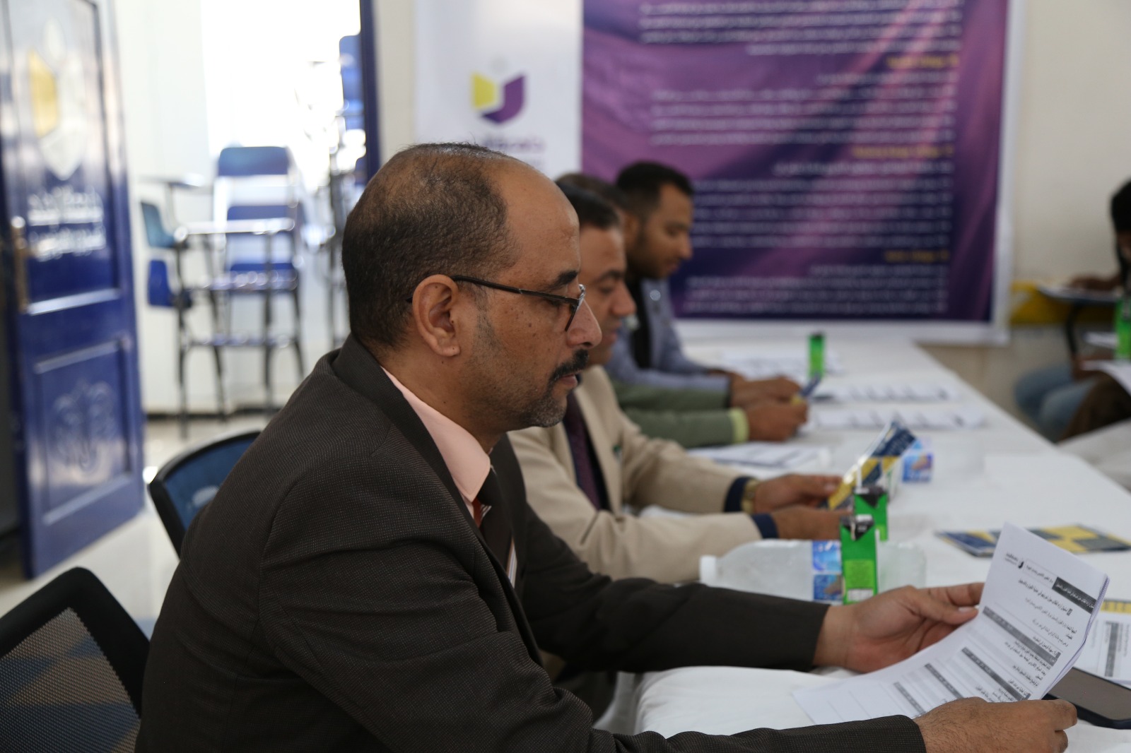 قسم إدارة الأعمال بالجامعة ينظم لقاء تعريفي للطلبة ضمن خطة التقييم الذاتي للبرنامج